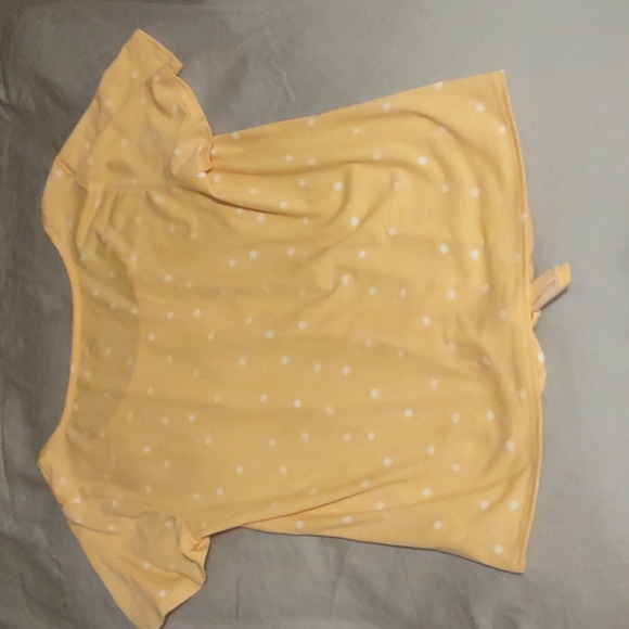 Yellow Polka Dot T-shirt - Picture 2 of 7